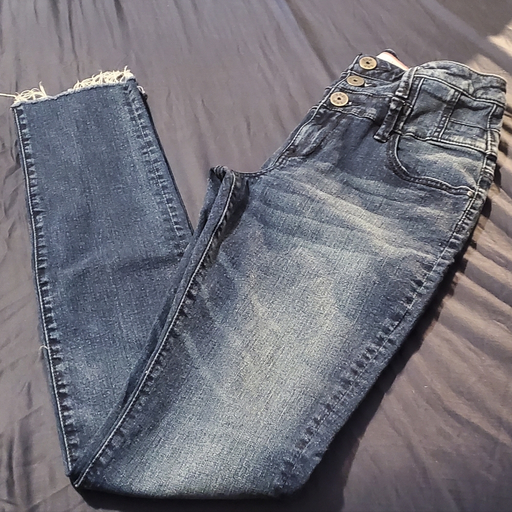 S & P hi-rise jeans